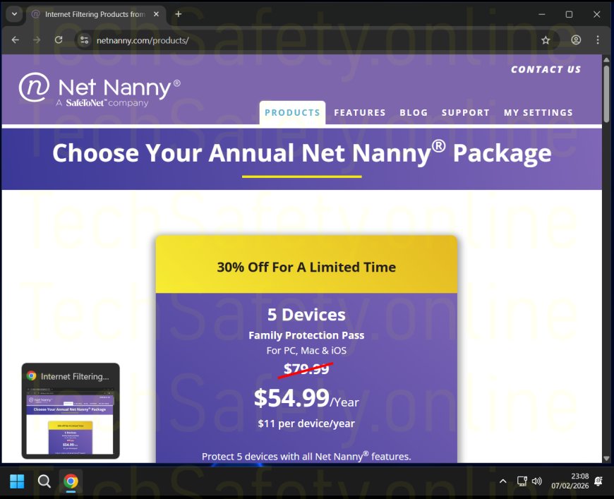 1. Purchase "NetNanny" Subscription